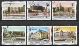 UNGHERIA 1984  HOTEL A BUDAPEST YVERT. 2929-2934 USATA VF - Used Stamps