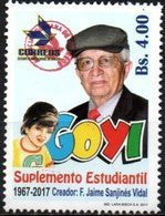 Bolivia 2018 ** CEFIBOL 2313 (2017 #2297)  Revista Infantil GOYI. Habilitado "Agencia Boliviana De Correos". - Bolivia
