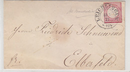 Brief Mit Einem Groschen Brustschild Aus K2 LEICHLINGEN 23.7.72 Nach Elberfeld - Lettres & Documents