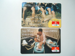 ITALY  USED  PREPAID 2 CARDS - Other & Unclassified
