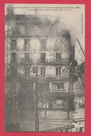 Paris -Incendie En 1904 De La Maison Laurent , Dépositiaire Des Apparaiels Sandow , Bd Sébastopol  ( Voir Verso ) - Cafés, Hôtels, Restaurants