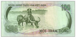 South Vietnam Viet Nam 100 Dong Buffalo UNC Banknote Note 1972 - Pick # 31 - Viêt-Nam