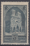 FRANCE : CATHEDRALE DE REIMS N° 259 TYPE I NEUF * GOMME TRACE DE CHARNIERE - Unused Stamps