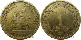 France - IIIe République - 1 Franc Chambres De Commerce 1920 - TB/VF30 Nettoyée - Fra3479 - 1 Franc