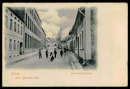 ZEULENRODA-TRIEBES - GRUSS - Gruss Aus Zeulenroda.- Aumaischestrasse. ( Ed. G.Merseburger )carte Postale - Greiz