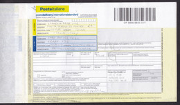 Italy: Parcel Form To Netherlands, 2021, Booklet Of 6 Pages, Printed 29.00 Rate, International Standard (traces Of Use) - Other
