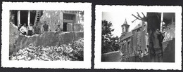 Guerre 1940-1945,Belgique Province Liege : Eglise +annexes Ayant Subi Des Dommages Collatéraux Suite Bombardement. - Autres