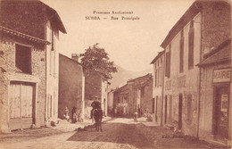 CPA 09 SURBA RUE PRINCIPALE (cpa Rare - Autres & Non Classés