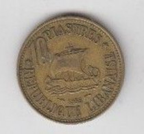 10 PIASTRES 1955 - LIBAN - Lebanon