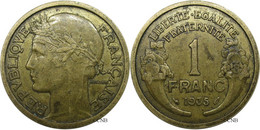 France - IIIe République - 1 Franc Morlon 1935 - TTB/XF40 - Fra3485 - 1 Franc