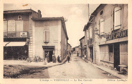 CPA 09 VERNIOLLE LA RUE CENTRALE - Autres & Non Classés