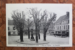 LA CELLE-SAINT-CLOUD (78) - PLACE DE L'EGLISE - LA FONTAINE - La Celle Saint Cloud