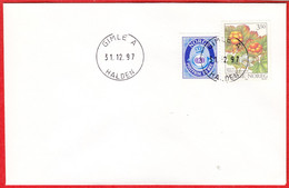 NORWAY - HALDEN Gimle A (Østfold County = Viken From Jan.1 2020) Last Day - Postoffice Closed On 1997.12.31 - Local Post Stamps