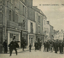 Savenay * Débit De Tabac Tabacs Café Des Halles , Place Côté Nord Des Halles * Magasin Commerce SAUZEREAU - Savenay