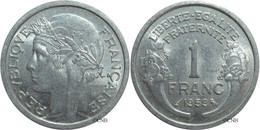 France - Ve République - 1 Franc Morlon Aluminium, Poids Léger 1959 - SUP/AU58 - Fra3815 - 1 Franc