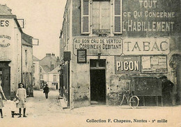 Savenay * Débit De Tabac Tabacs Au Bon Cru De Vertou L. CORBINEAU Débitant , Place Guépin Et Rue De La Mairie - Savenay