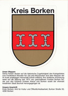 Kreis Borken Wappen - Aufkleber / Self Adhesive Postcard - Borken