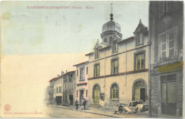 Cpa ST LAURENT DE CHAMOUSSET (Rhône) 69 - 1906 - Mairie - Delorme Photographe à L'Arbresle - Saint-Laurent-de-Chamousset