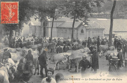 CPA 09 AX LES THERMES LE COULOUBRET UN JOUR DE FOIRE - Ax Les Thermes