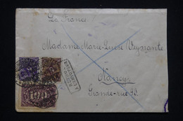 ALLEMAGNE - Enveloppe Pour La France En 1923 Et Retour, Voir Au Dos Griffe De Facteur De Nancy - L 98739 - Cartas