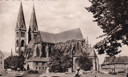 A7201- THE CATHEDRAL, RELIGION, ARCHITECTURE BUILDING CHURCH, HALBERSTADT, DEUTSCHLAND POSTCARD - Unterharz