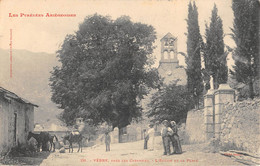 CPA 09 VEBRE PRES LES CABANNES EGLISE ET PLACE - Altri & Non Classificati