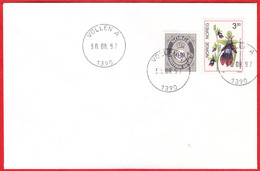 NORWAY - 1390 VOLLEN A  (Akershus County = Viken From Jan.1 2020) Last Day - Postoffice Closed On 1997.08.30 - Local Post Stamps