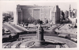 A7207- PANORAMA - CAIRO, ARCHITECTURE, MONUMENTS SQUARE, VINTAGE AUTOBUS, PALM TREES EGYPT POSTCARD - Al-Aschir Min Ramadan