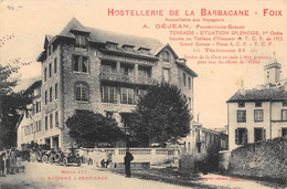 CPA 09 FOIX HOSTELLERIE DE LA BARBACANE A.DEJEAN - Foix