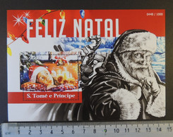 St Thomas 2015 Christmas Religion Santa Claus Children M/sheet Mnh - Hojas Completas