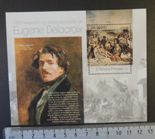 St Thomas 2013 Eugene Delacroix Women Art S/sheet Mnh - Volledige & Onvolledige Vellen