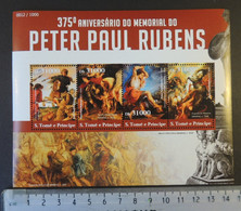 St Thomas 2015 Peter Paul Rubens Statues Art M/sheet Mnh - Hojas Completas