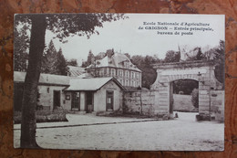 GRIGNON (78) - ECOLE NATIONALE D'AGRICULTURE - ENTREE PRINCIPALE - BUREAU DE POSTE - Grignon