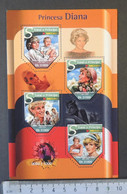 St Thomas 2015 Princess Diana Royalty Women William Children M/sheet Mnh - Volledige & Onvolledige Vellen