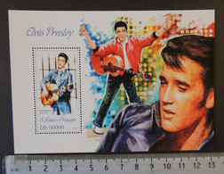 St Thomas 2013 Elvis Presley Cinema Music S/sheet Mnh - Hojas Completas