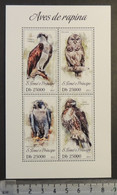 St Thomas 2013 Birds Of Prey Owls Falcons M/sheet Mnh - Hojas Completas