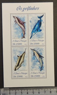 St Thomas 2013 Dolphins Mammals Marine Life M/sheet Mnh - Full Sheets & Multiples