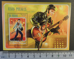 St Thomas 2014 Elvis Presley Cinema Music S/sheet Mnh - Feuilles Complètes Et Multiples