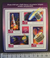 St Thomas 2015 Japan Space Sakigake Satellite Rockets M/sheet Mnh - Ganze Bögen