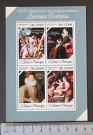 St Thomas 2014 Lavinia Fontana Art Women M/sheet Mnh - Ganze Bögen