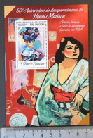 St Thomas 2014 Henri Matisse Art Women S/sheet Mnh - Hojas Completas