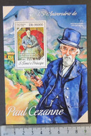 St Thomas 2014 Paul Cezanne Art Women S/sheet Mnh - Fogli Completi