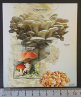 St Thomas 2014 Mushrooms Fungi S/sheet Mnh #2 - Fogli Completi