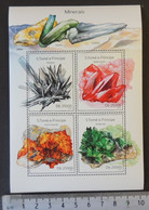 St Thomas 2014 Minerals M/sheet Mnh #2 - Fogli Completi
