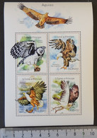 St Thomas 2014 Eagles Birds Of Prey M/sheet Mnh - Feuilles Complètes Et Multiples