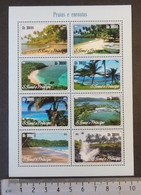 St Thomas 2015 Tourism Beaches Bays Coves M/sheet Mnh - Fogli Completi