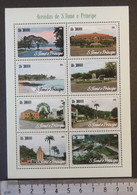 St Thomas 2015 Tourism Beaches Buildings M/sheet Mnh - Volledige & Onvolledige Vellen