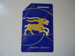 POLAND     USED CARDS   ZODIAC  ZODIAC SIGNS - Dierenriem