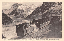 74-CHAMONIX- CHEMIN DE FER DU MONTENVERS ET LA MER DE GLACE - Chamonix-Mont-Blanc