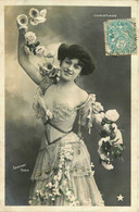 CHRISTIANE * Carte Photo * Artiste * Cabaret Actrice Théâtre Music Hall * Célébrité - Artisti